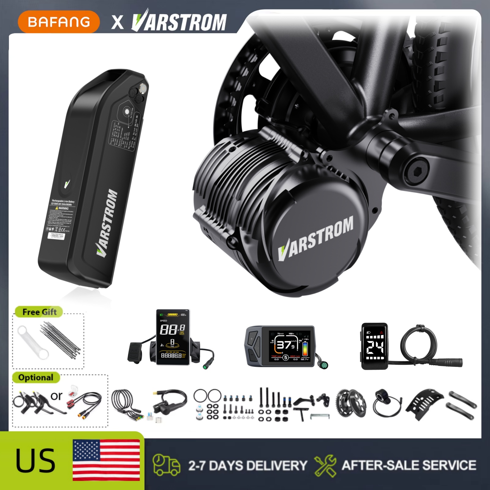 Tongsheng TSDZ2B 500W TSDZ8 75 - Side Hung Mid Drive Motor Kit review and price